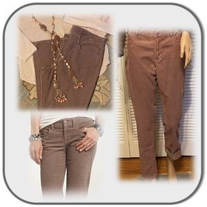 J. CREW Rose Corduroy Cords Pants 32R (12/14)
